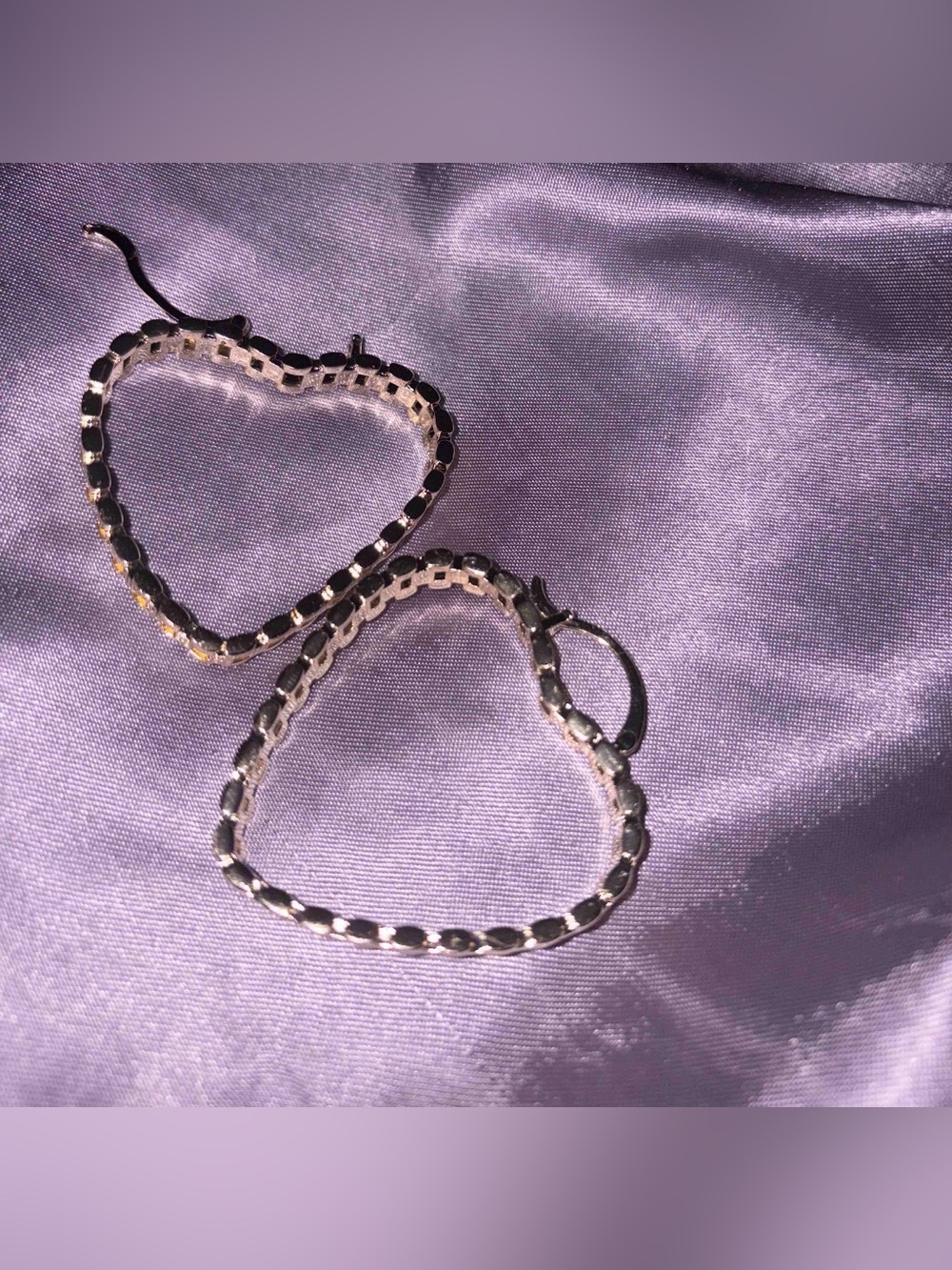 Gold Heart Hoop Earrings - Women Jewelry